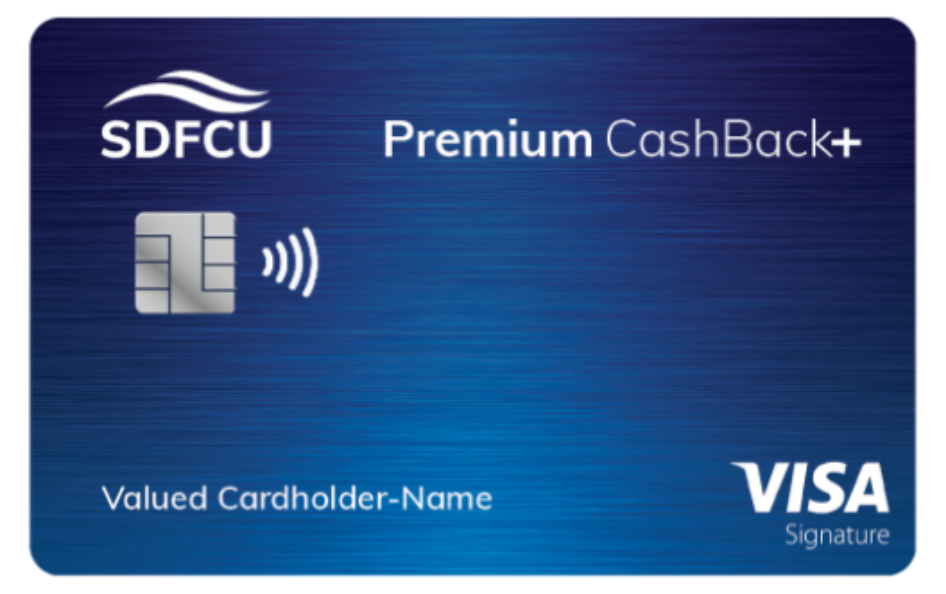 SDFCU Premium Cash Back+® Credit Card